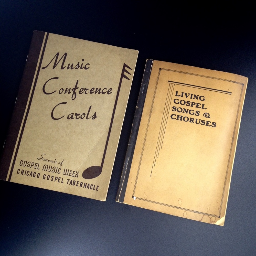 Vintage Gospel Song Books set of 2